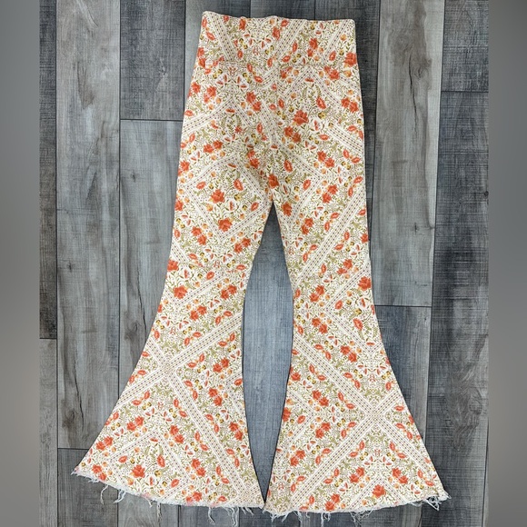 SHOW ME YOUR MUMU WOMEN'S BELMONT PAISLEY PRINT PULL ON TROUSER PANTS - Picture 9 of 9